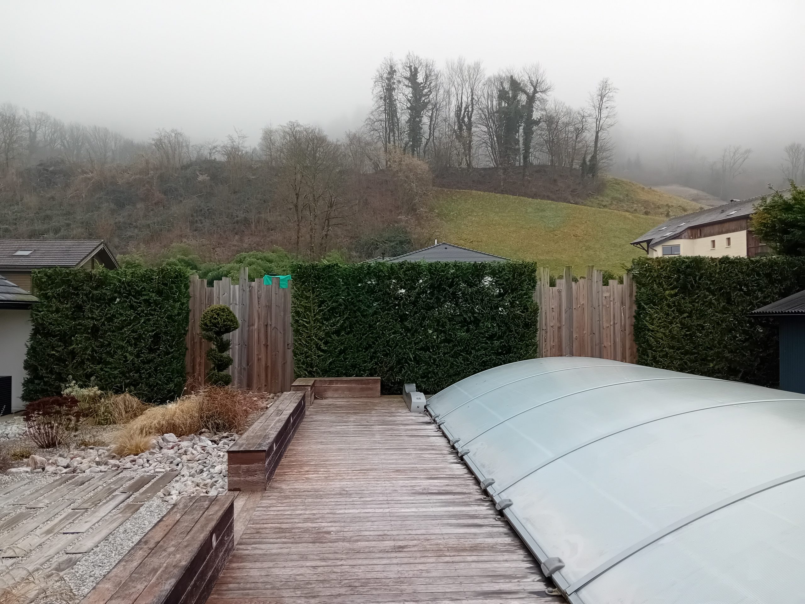 Entretiens des espaces verts 19 Taille d'une haie de thuya